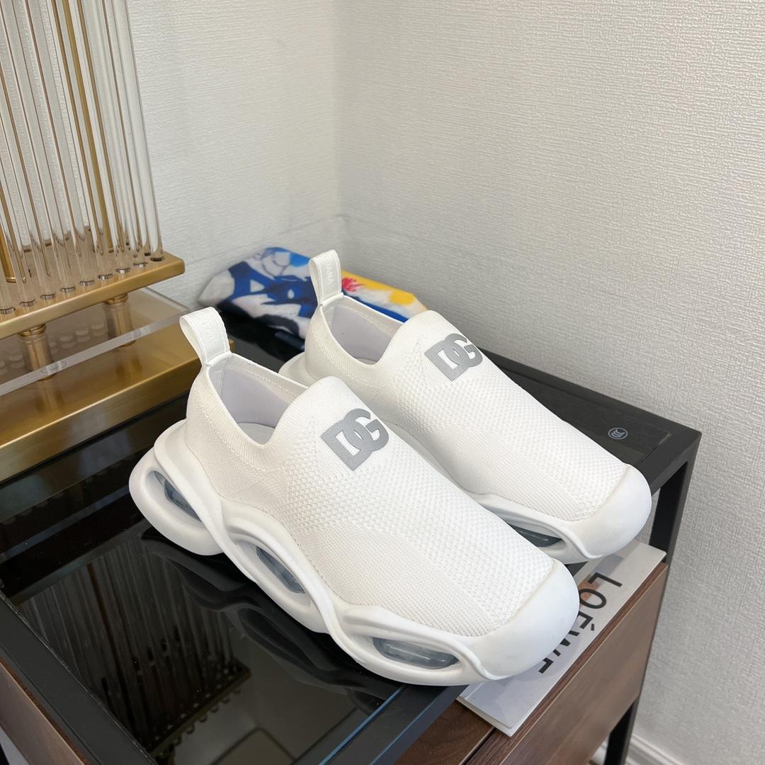 Dolce & Gabbana Stretch Mesh Wave Sneakers - DopestKickz