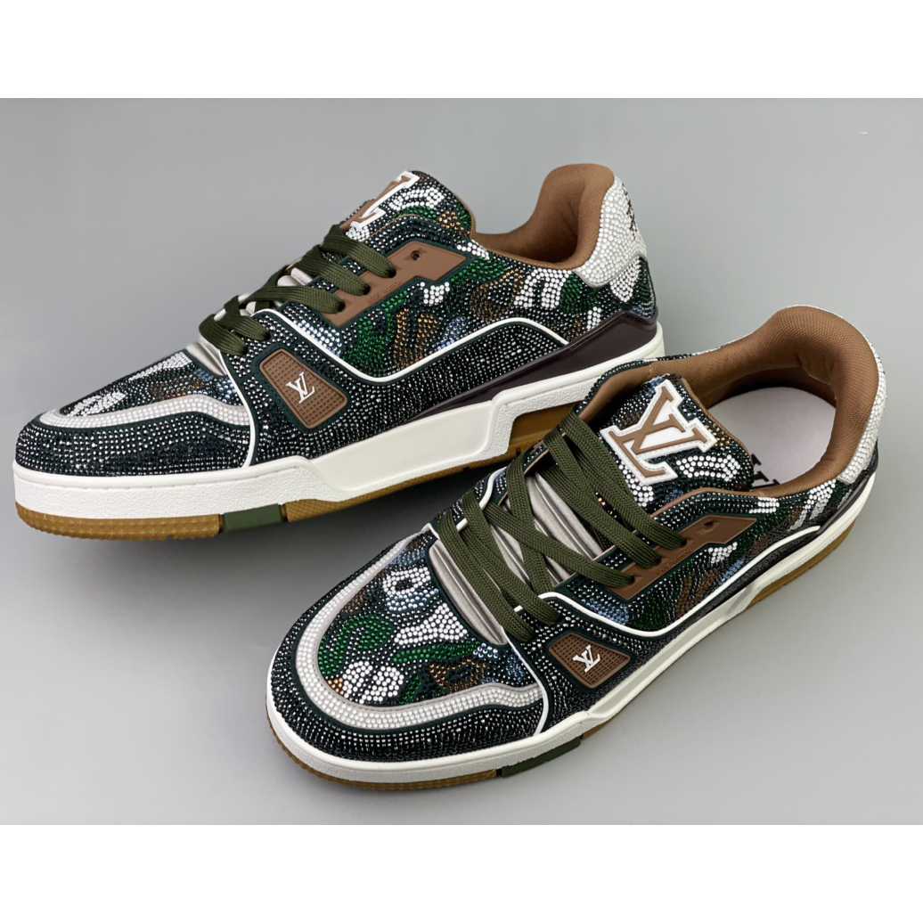 Louis Vuitton LV Trainer Sneaker    (Upon UK Size)   1AARH2 - DopestKickz