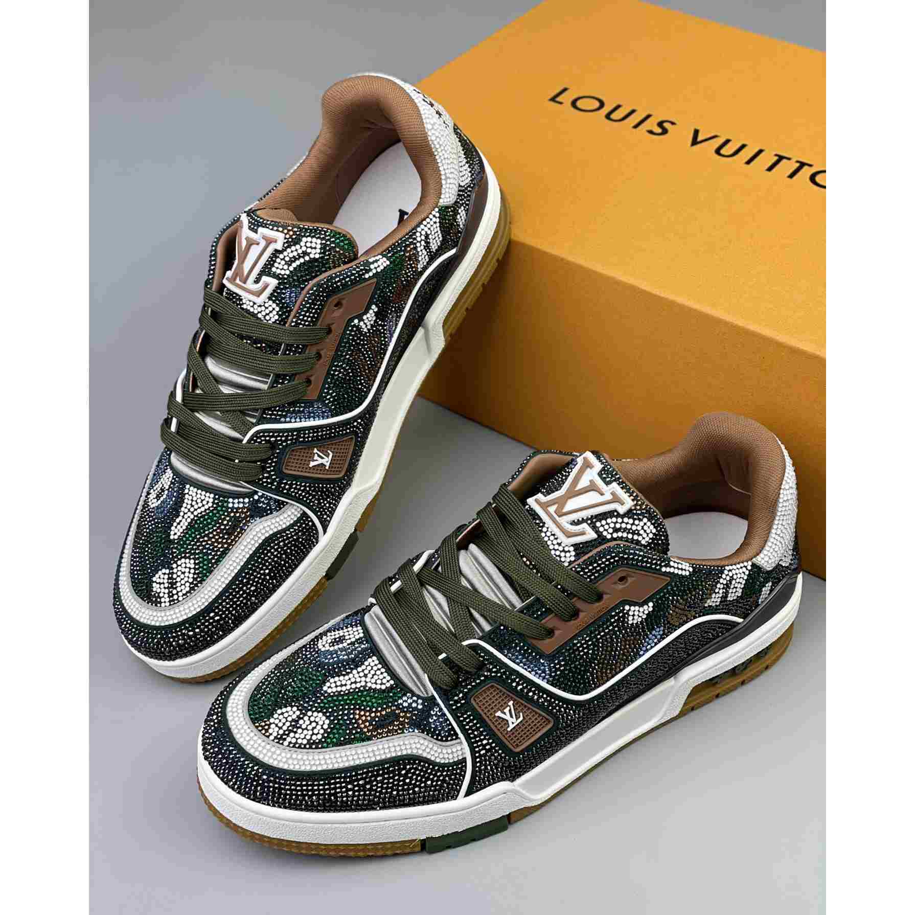 Louis Vuitton LV Trainer Sneaker    (Upon UK Size)   1AARH2 - DopestKickz