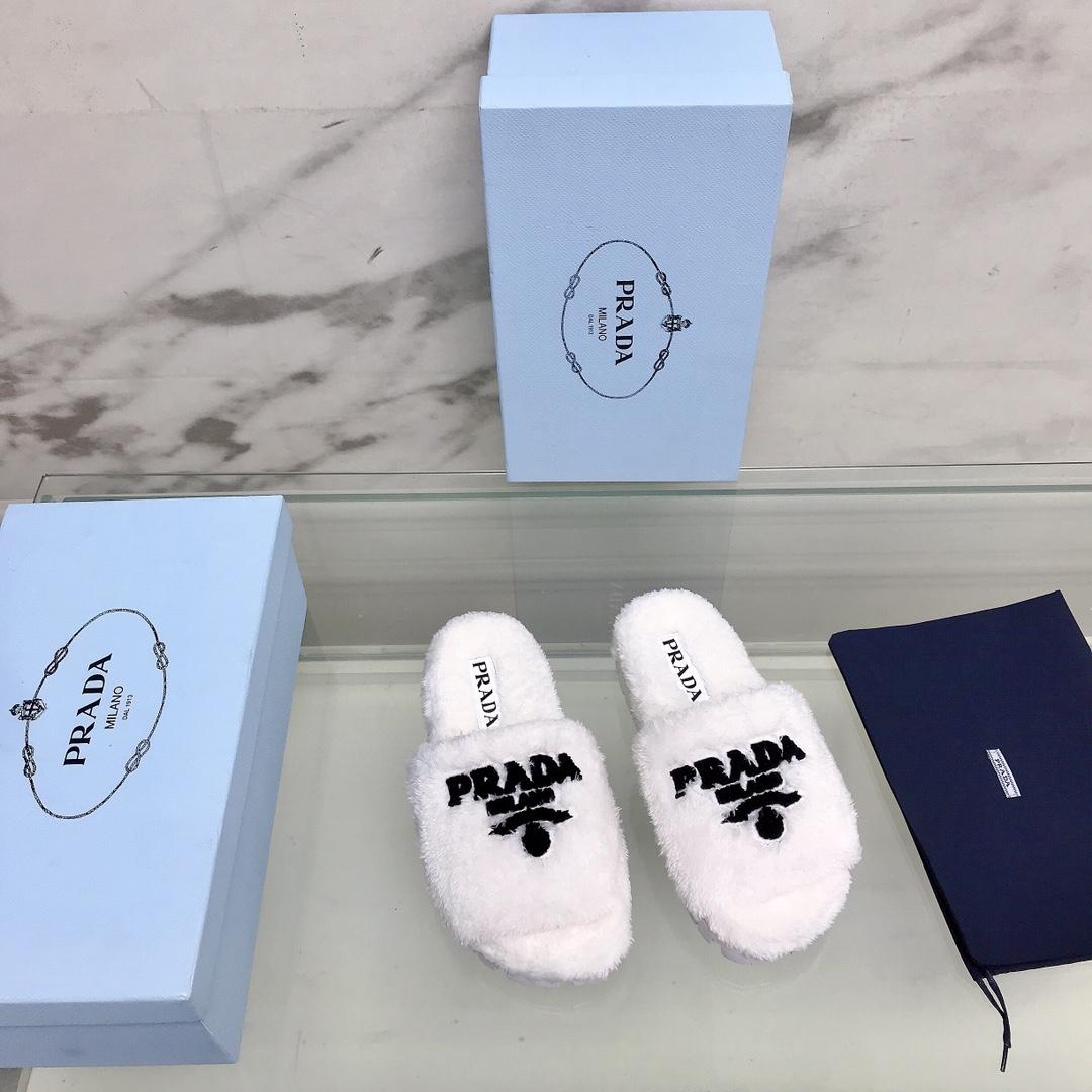 Prada Terry Cloth Slides - DopestKickz