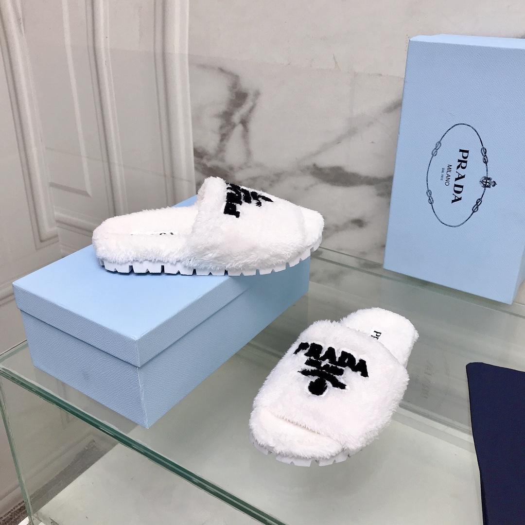 Prada Terry Cloth Slides - DopestKickz
