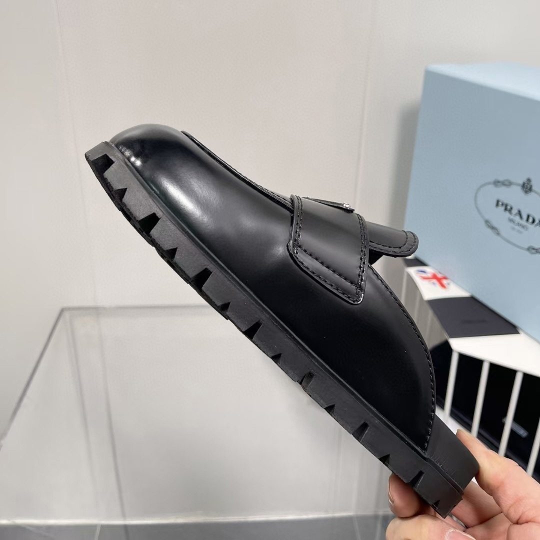 Prada Leather Sabots - DopestKickz