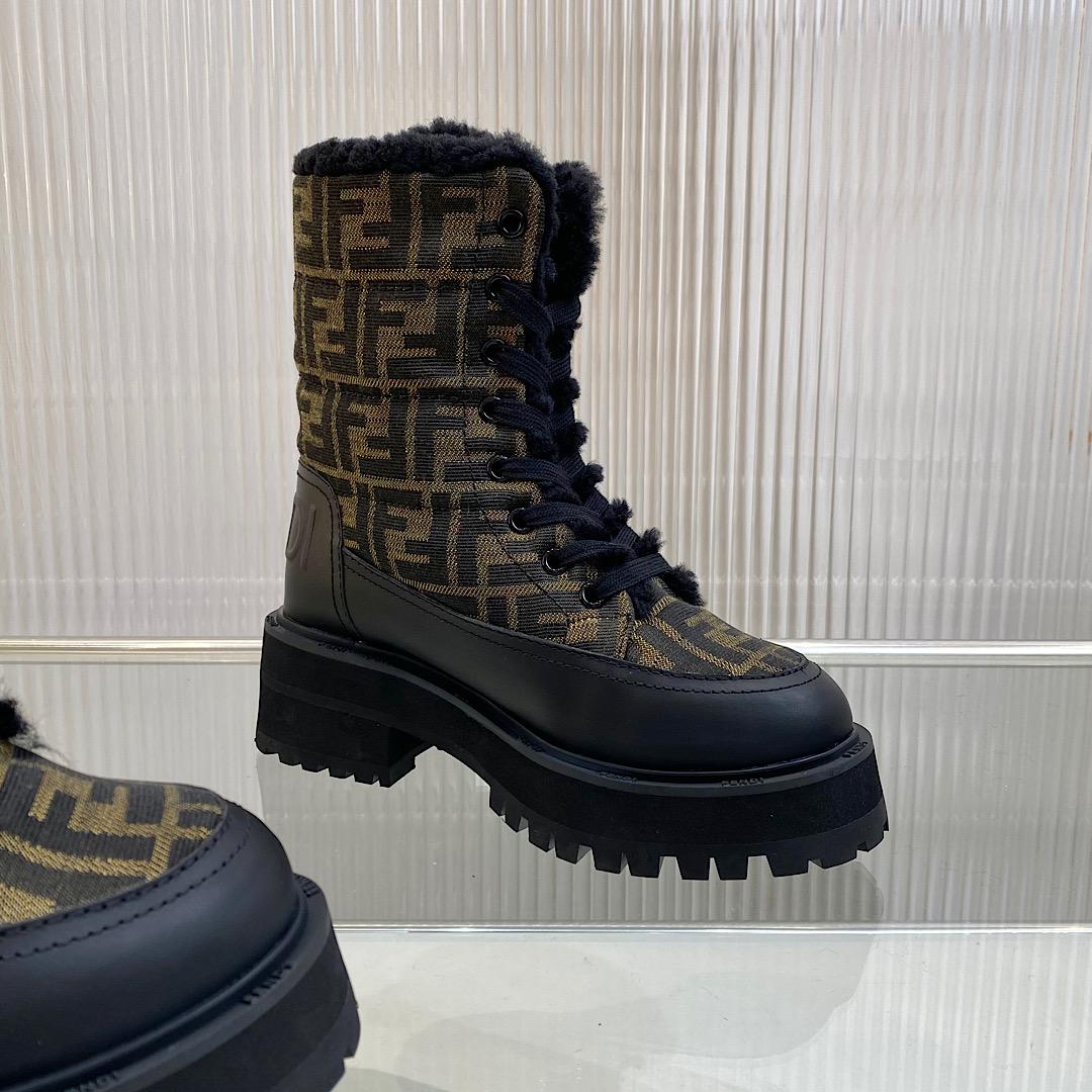 Fendi Signature Biker Boots - DopestKickz