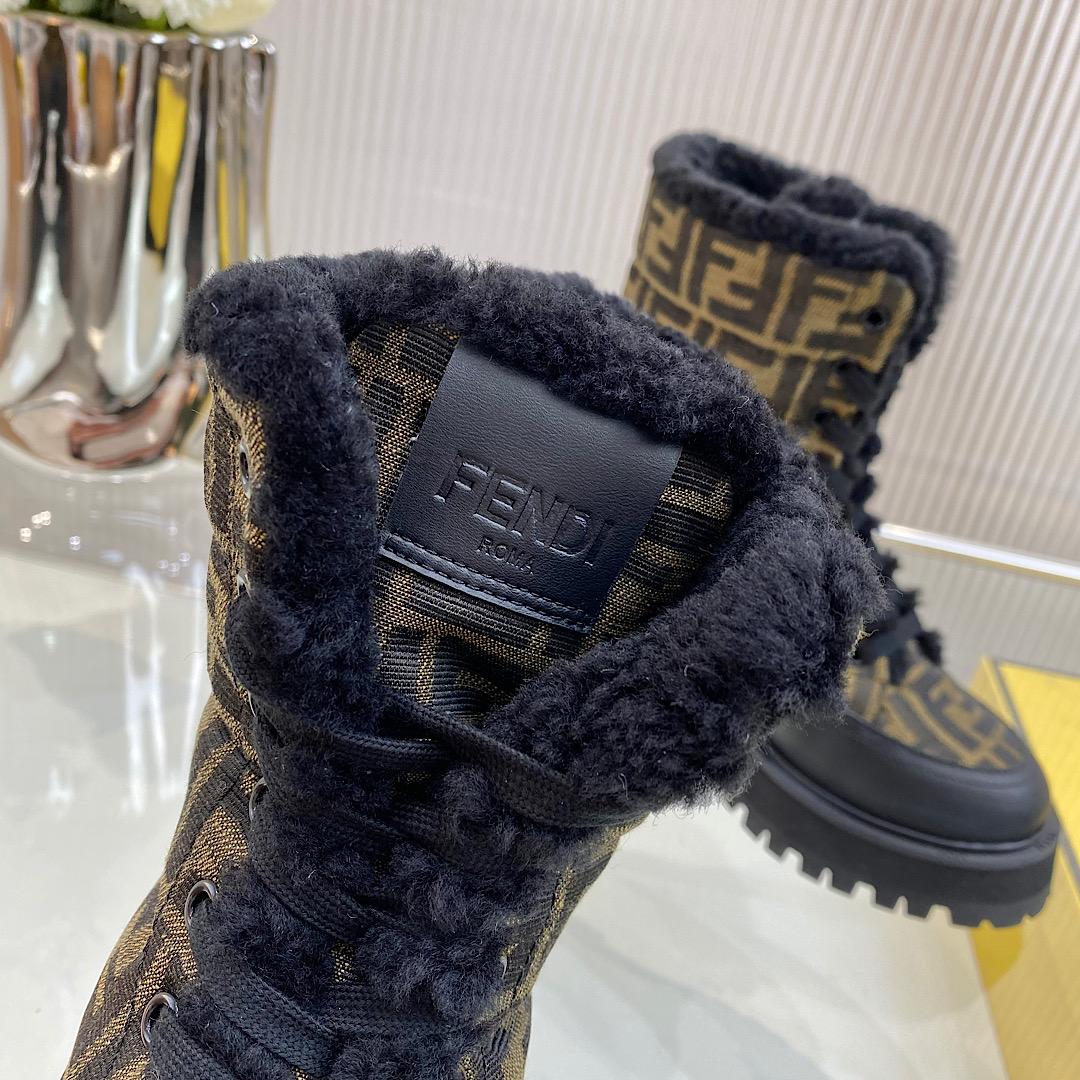 Fendi Signature Biker Boots - DopestKickz