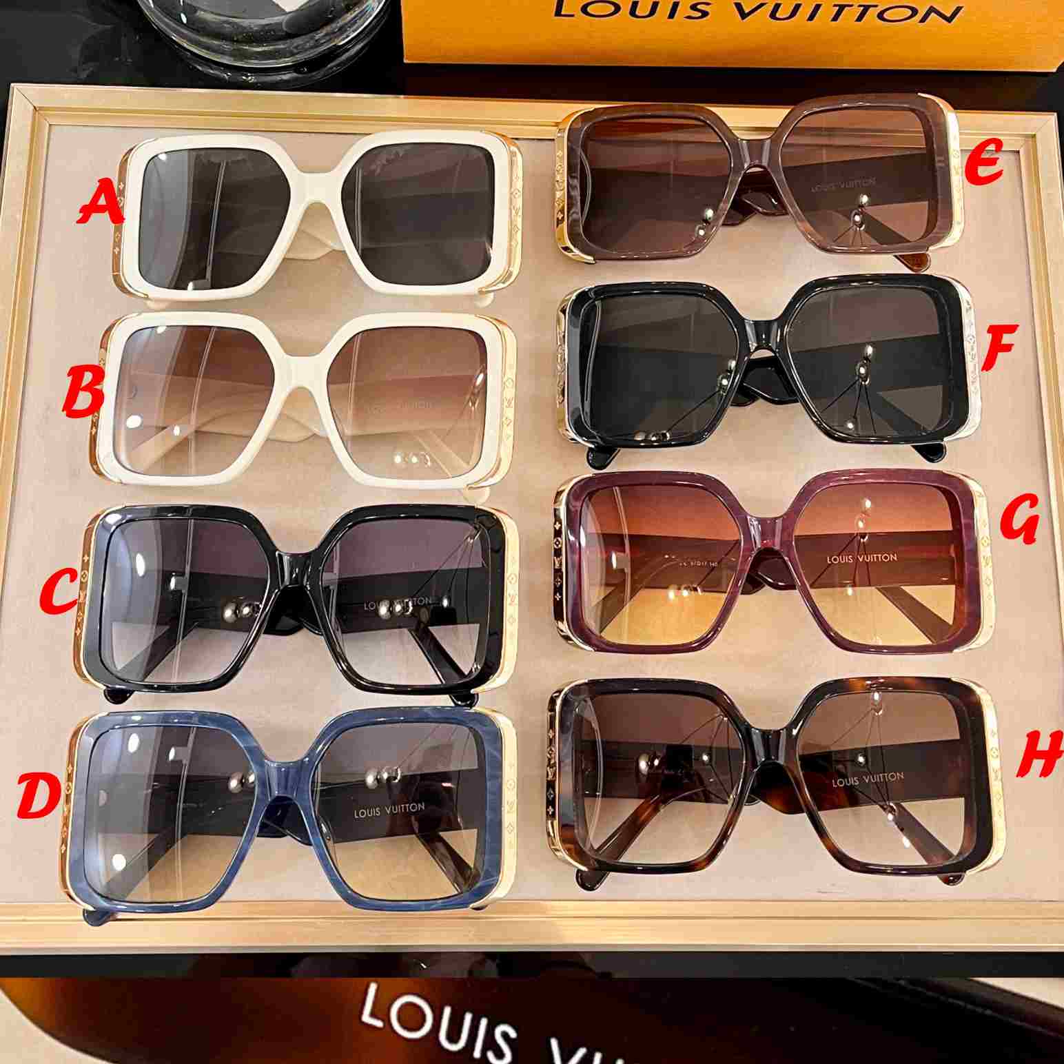 Louis Vuitton LV Moon Rectangular Sunglasses - DopestKickz