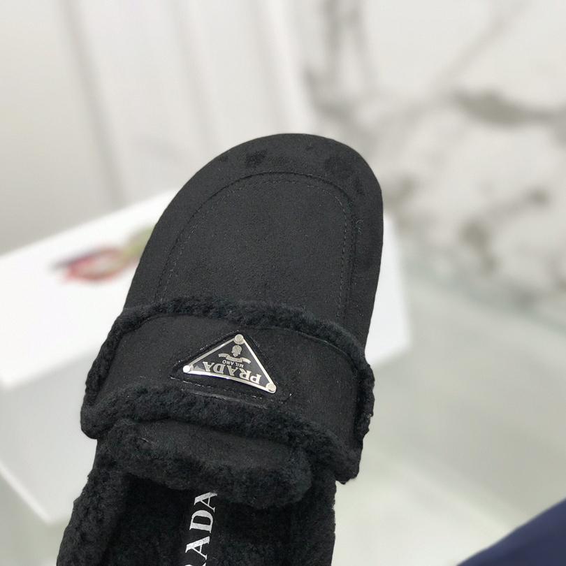 Prada Shearling Slippers - DopestKickz