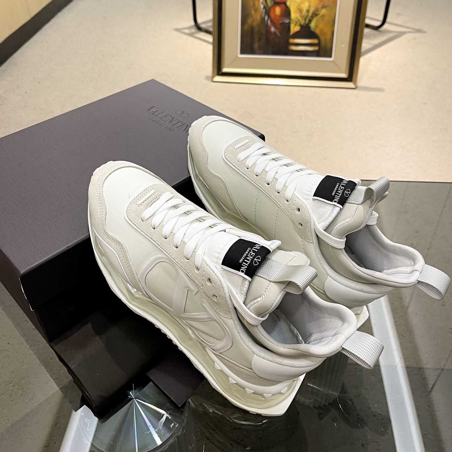 Valenti Netrunner Fabric And Suede Sneaker - DopestKickz