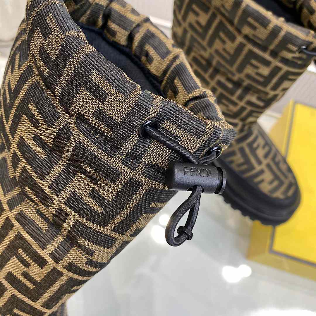 Fendi FF Logo Boots - DopestKickz