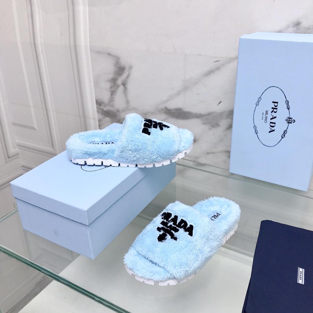 Prada Terry Cloth Slides - DopestKickz