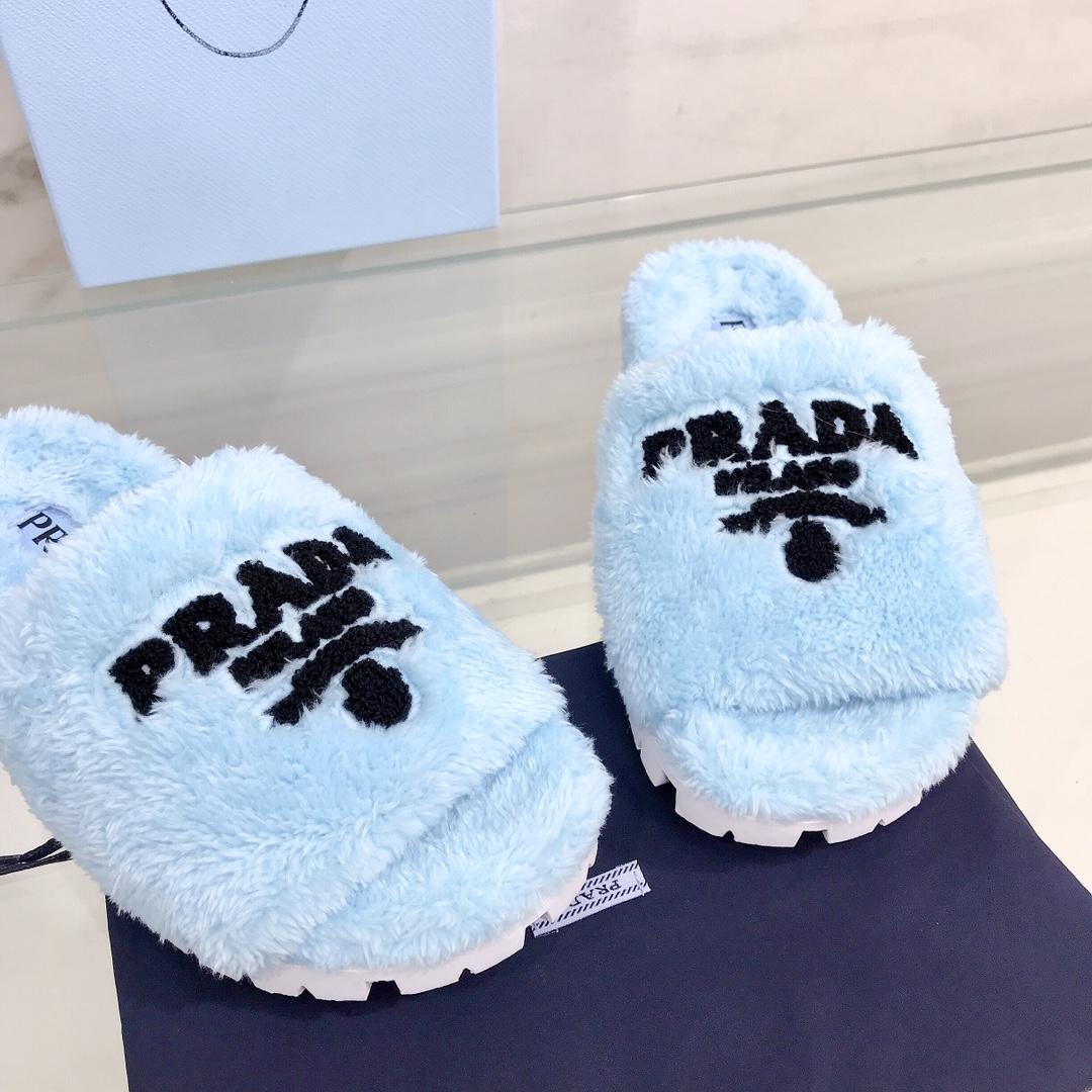 Prada Terry Cloth Slides - DopestKickz