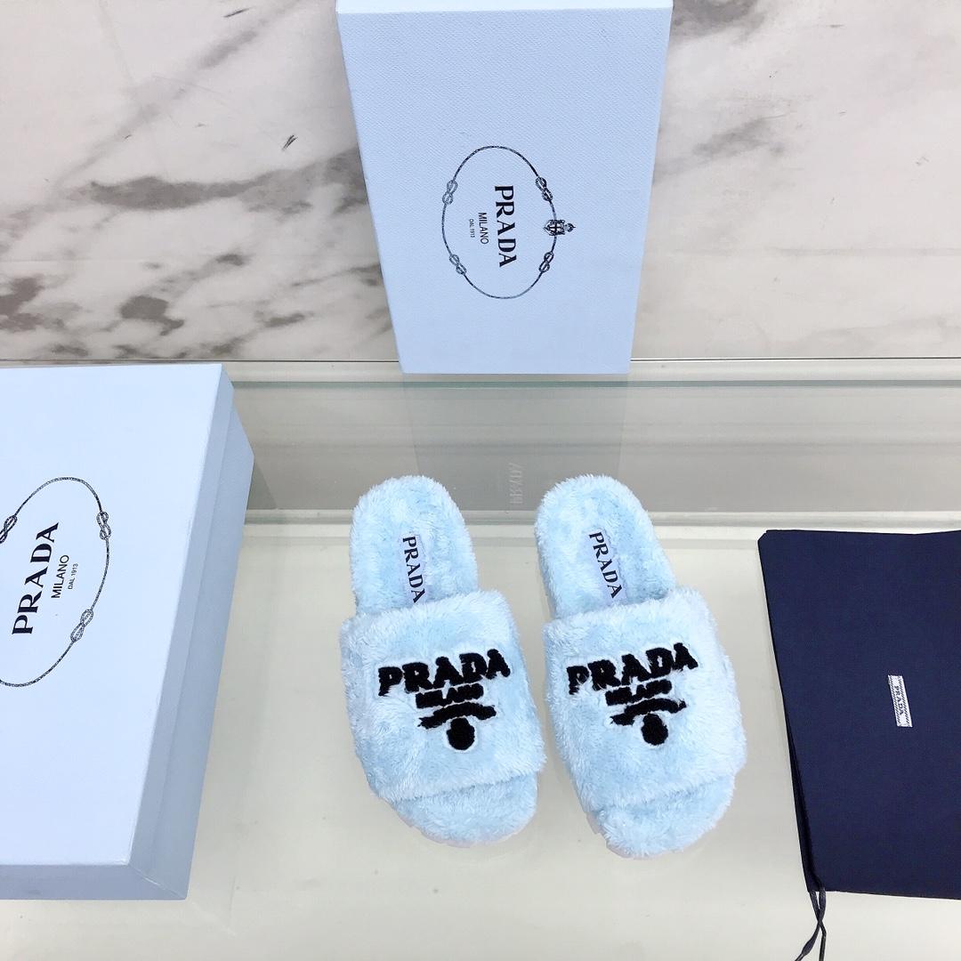Prada Terry Cloth Slides - DopestKickz