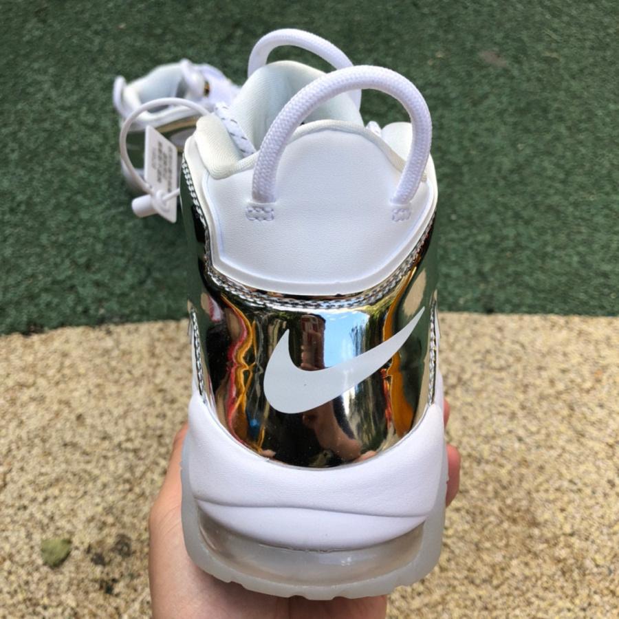 Nike Air More Uptempo Chrome Sneaker    917593-100 - DopestKickz