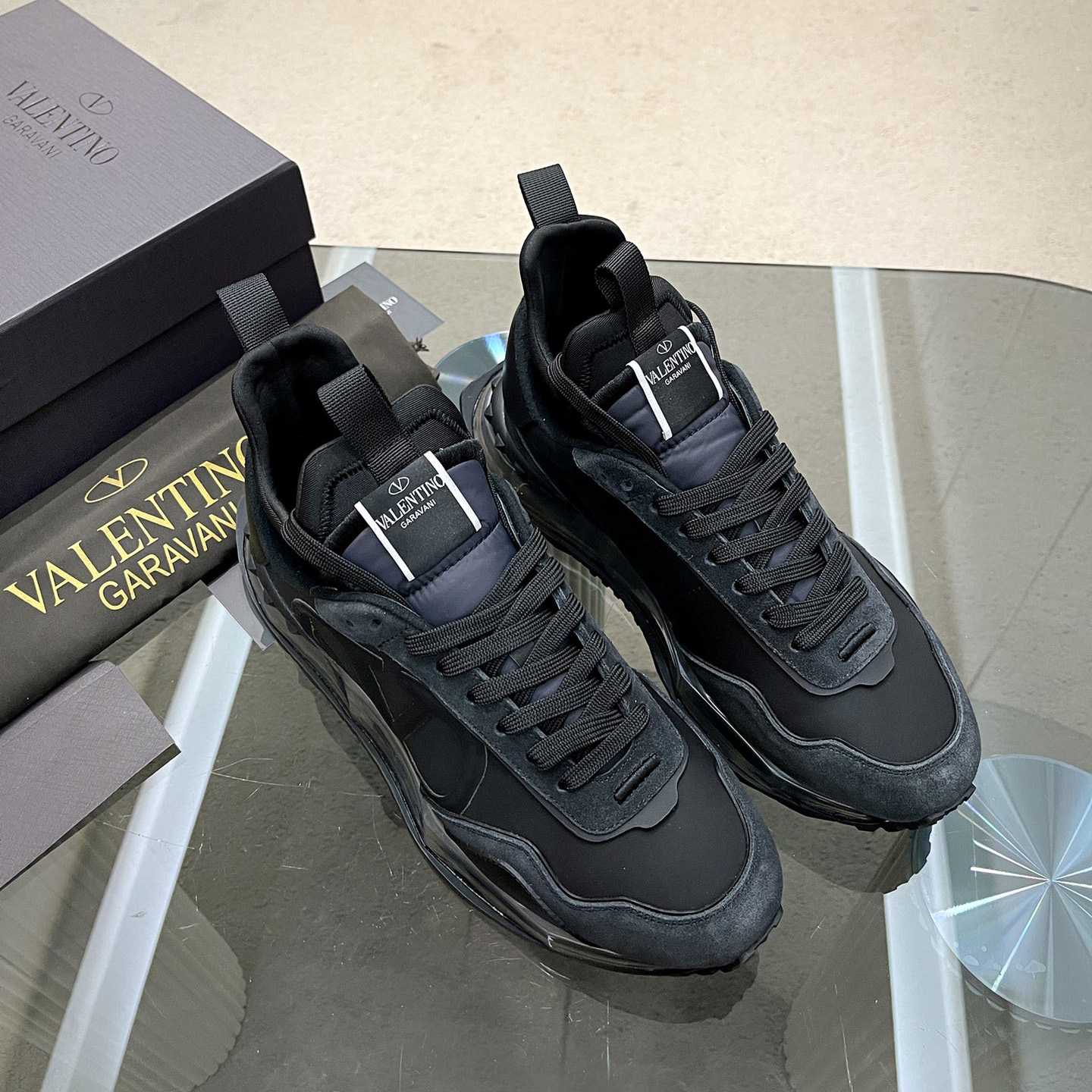 Valenti Netrunner Fabric And Suede Sneaker - DopestKickz