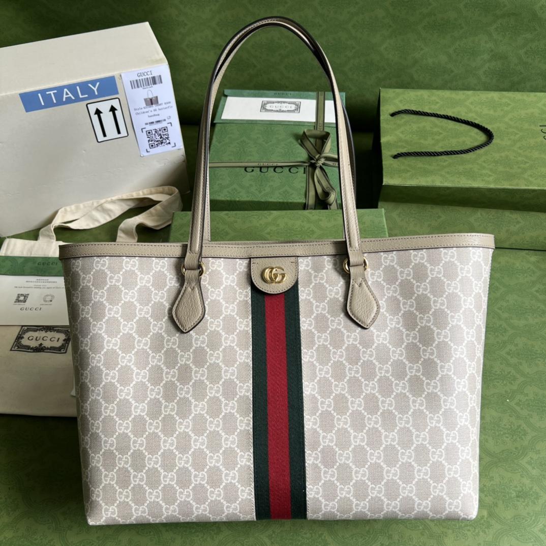 Gucci Ophidia GG Medium Tote(38-28-14cm) - DopestKickz
