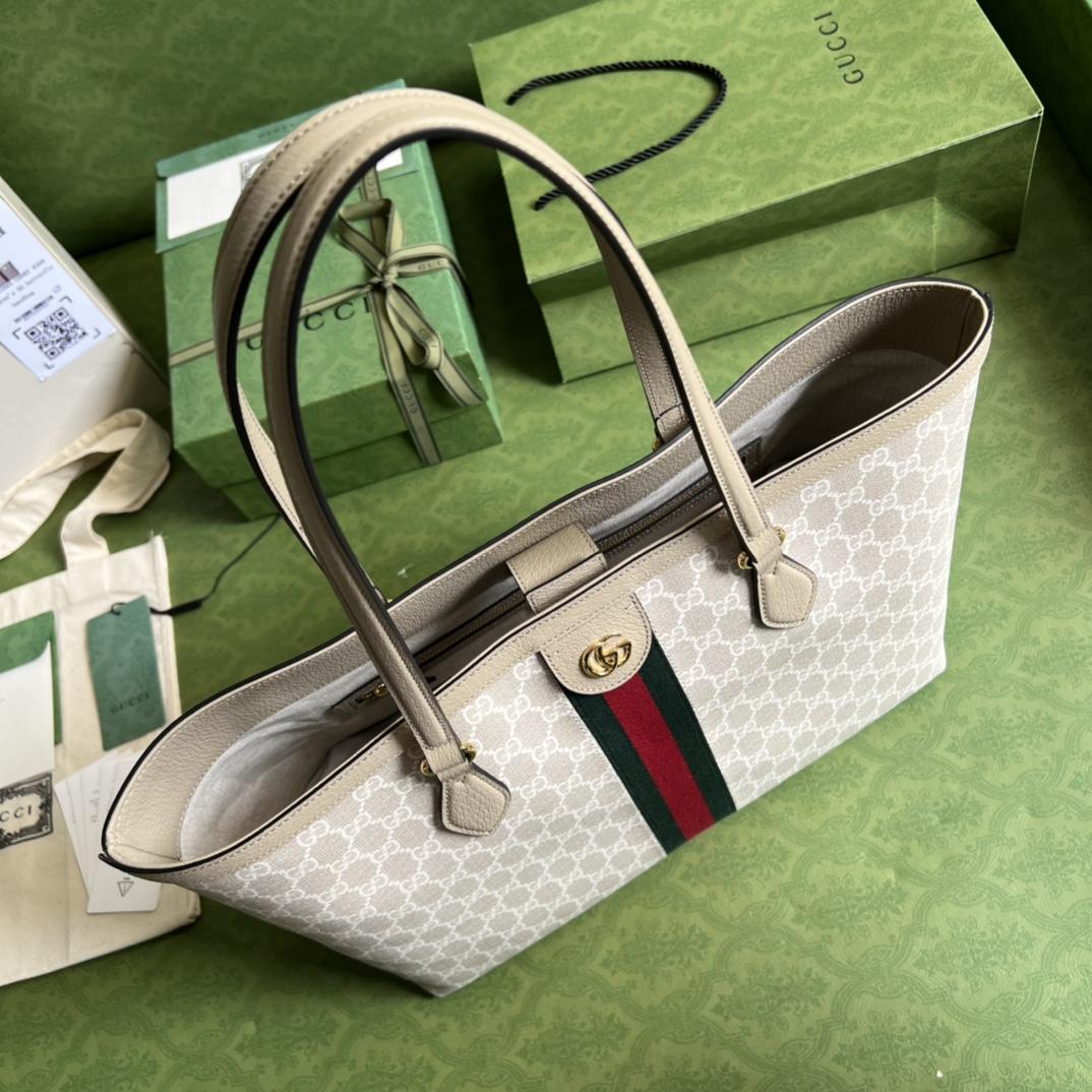 Gucci Ophidia GG Medium Tote(38-28-14cm) - DopestKickz