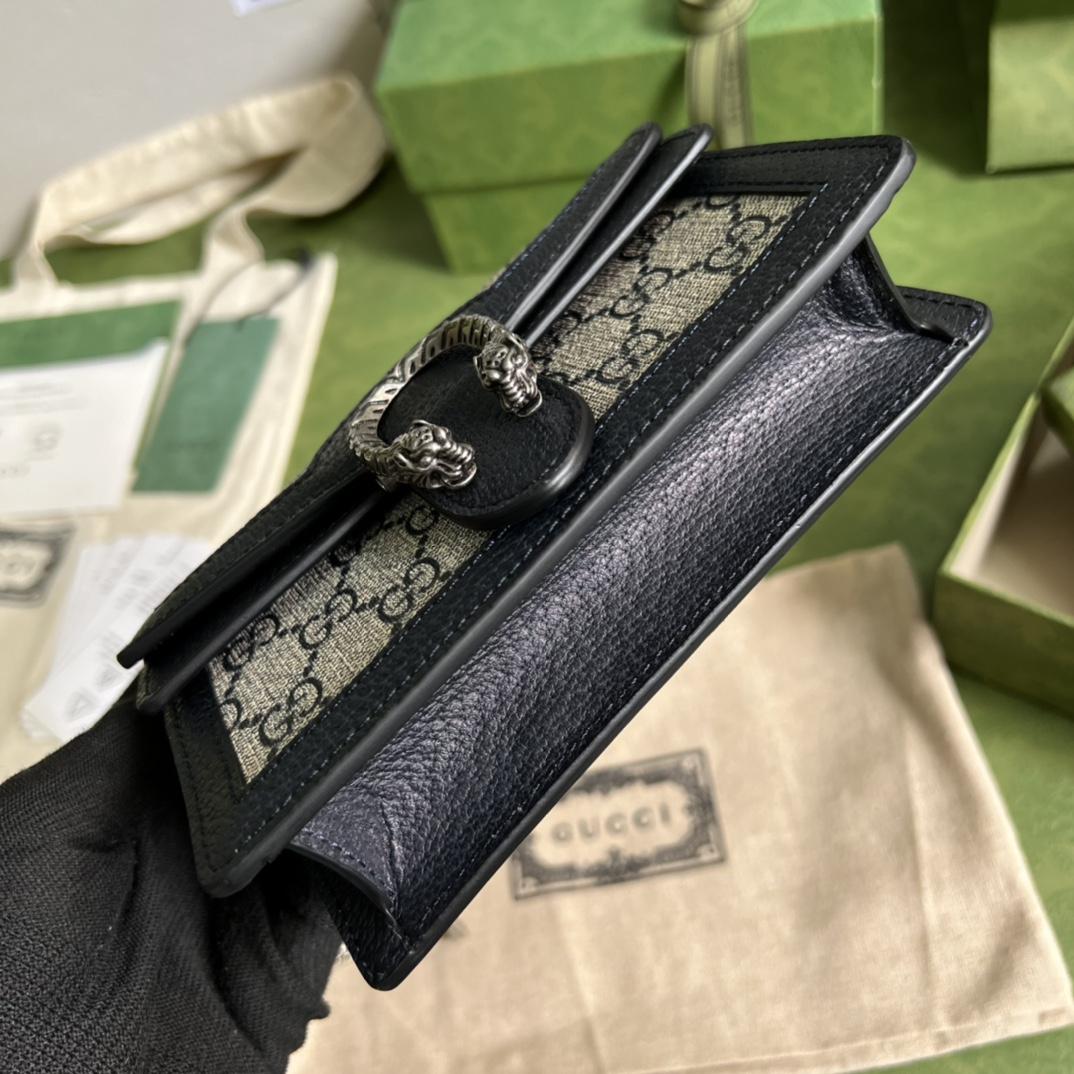 Gucci Dionysus Leather Super Mini Bag(16.5-10-4.5cm)    - DopestKickz
