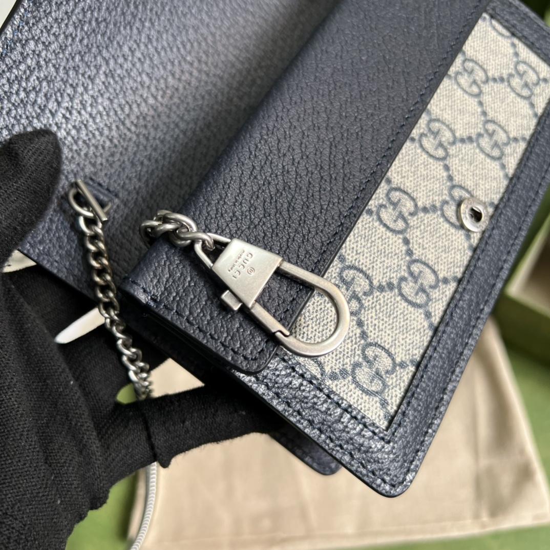 Gucci Dionysus Leather Super Mini Bag(16.5-10-4.5cm)    - DopestKickz