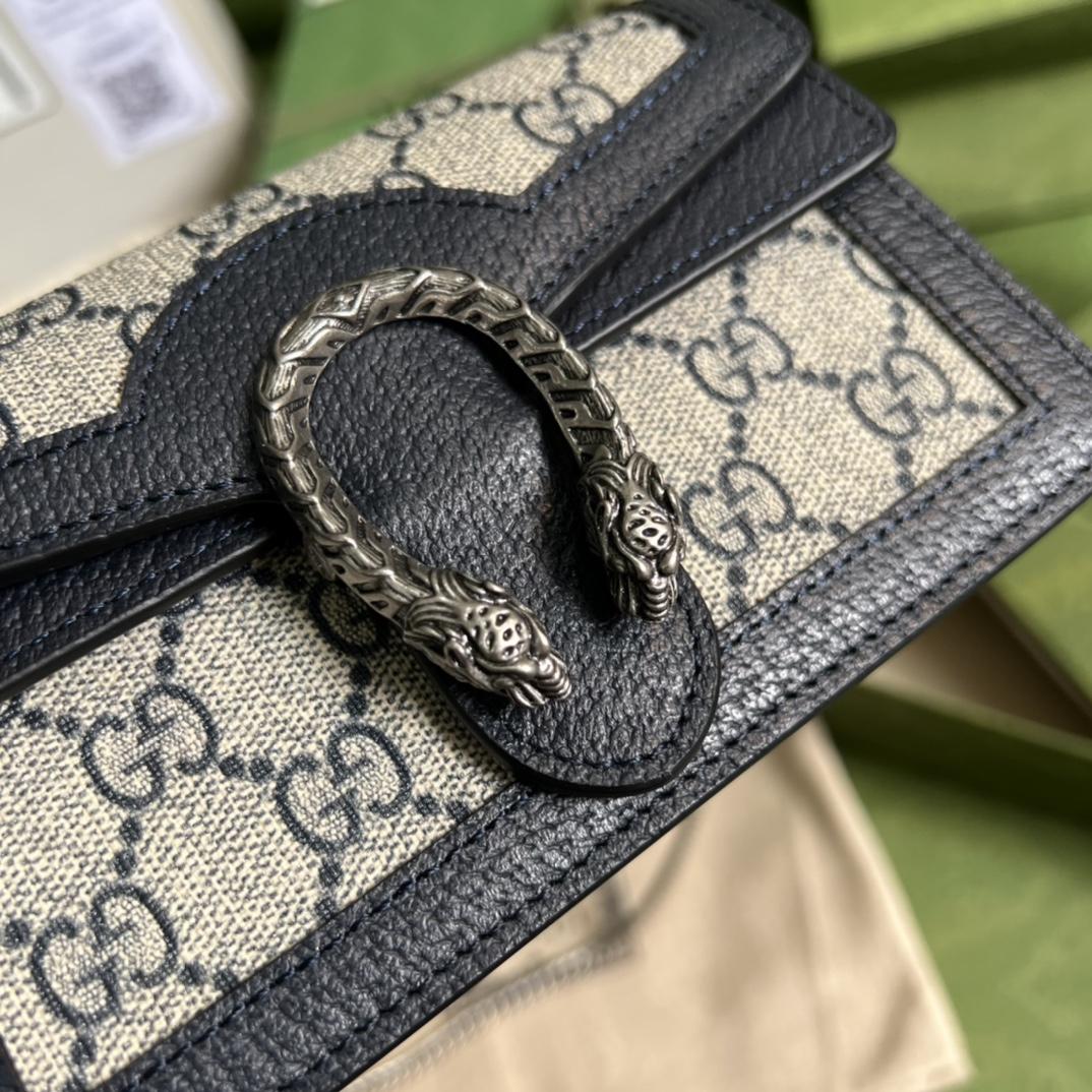 Gucci Dionysus Leather Super Mini Bag(16.5-10-4.5cm)    - DopestKickz
