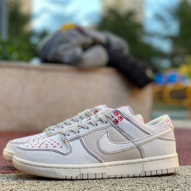 Nike Dunk Low “Light Orewood Brown” Sneakers       dv0834-100 - DopestKickz