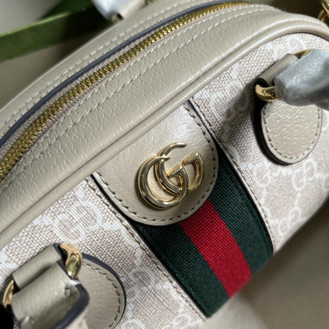 Gucci Ophidia GG Mini Top Handle Bag(21-12-10cm) - DopestKickz