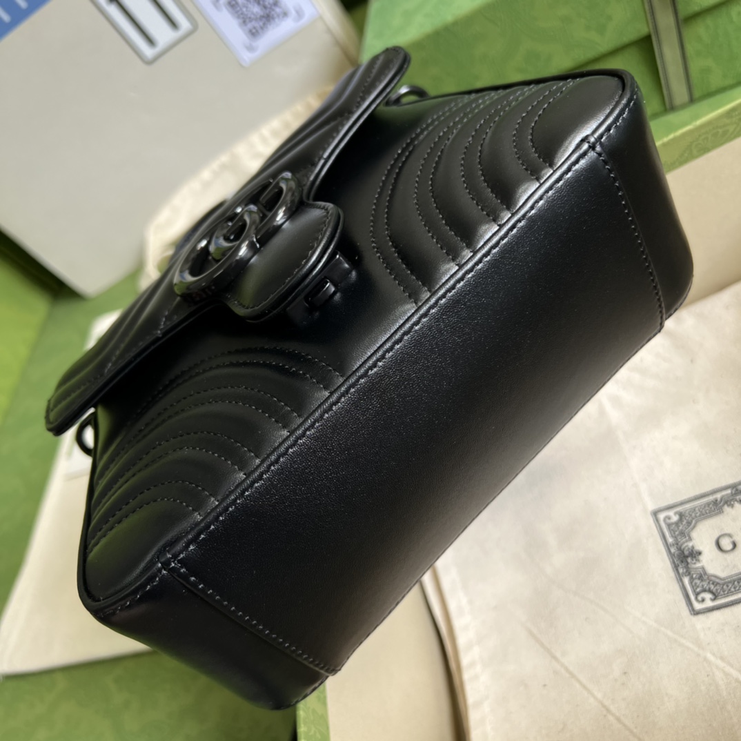 Gucci GG Marmont Mini Top Handle Bag(21-15..5-8cm) - DopestKickz