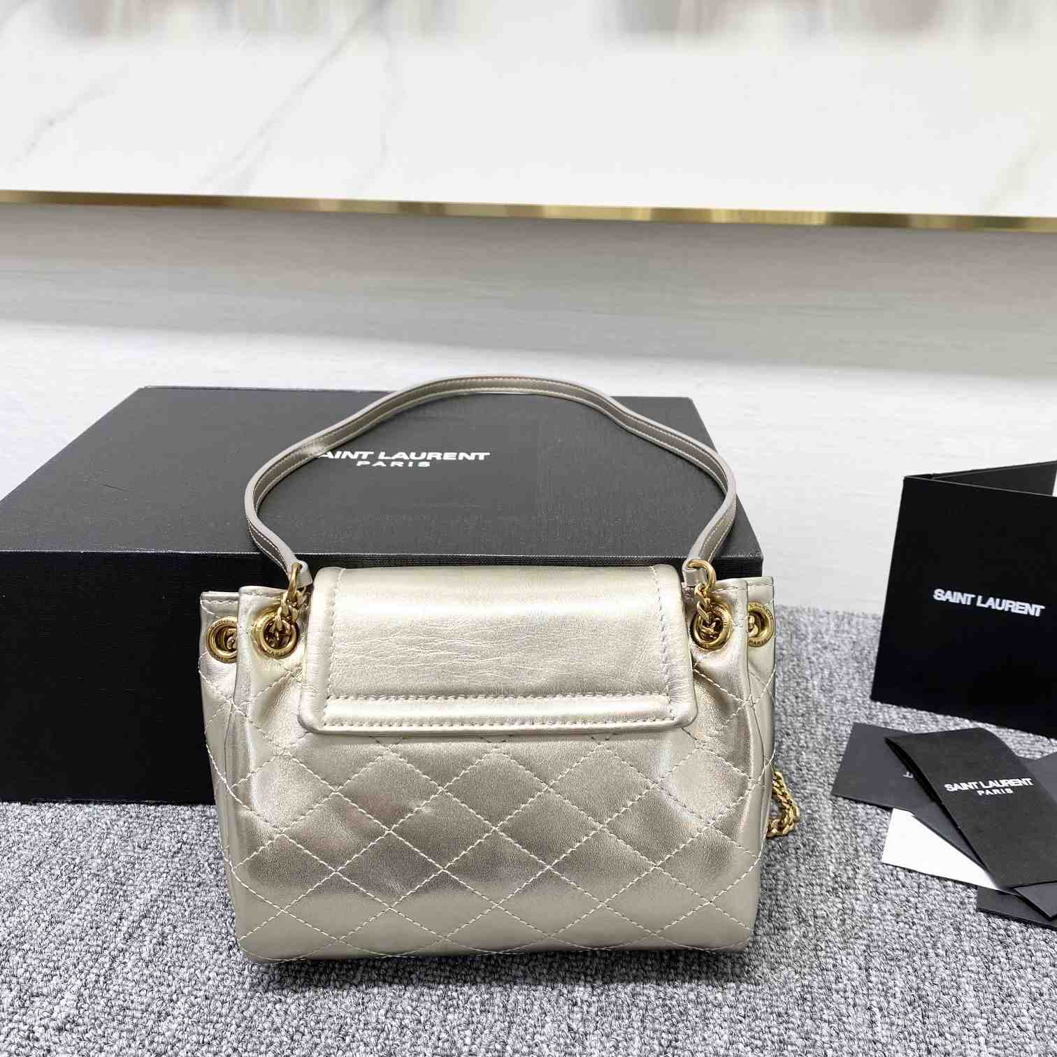 Saint Laurent Mini Nolita In Lambskin - DopestKickz