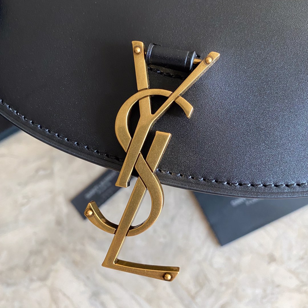 Saint Laurent Kaia Small Satchel In Smooth Leather - DopestKickz
