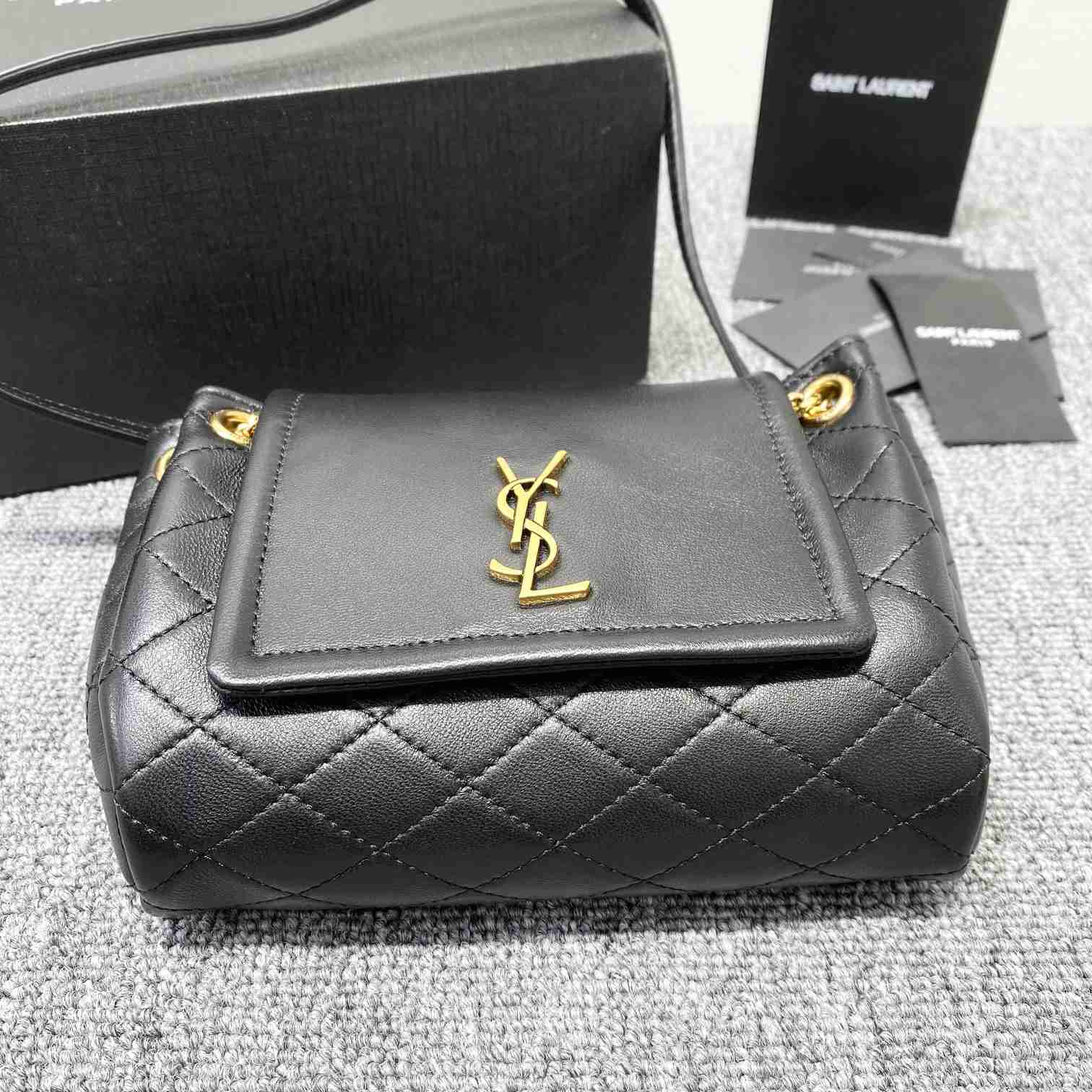 Saint Laurent Mini Nolita In Lambskin - DopestKickz