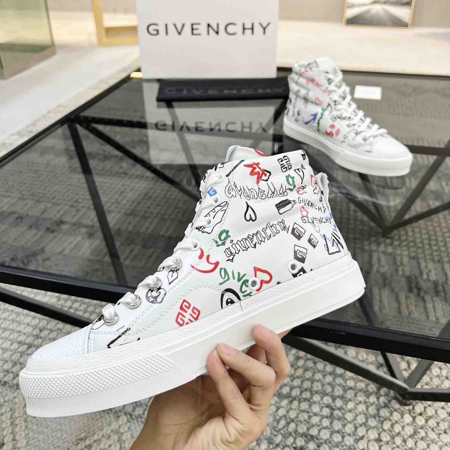 Givenchy City High Top Sneaker - DopestKickz