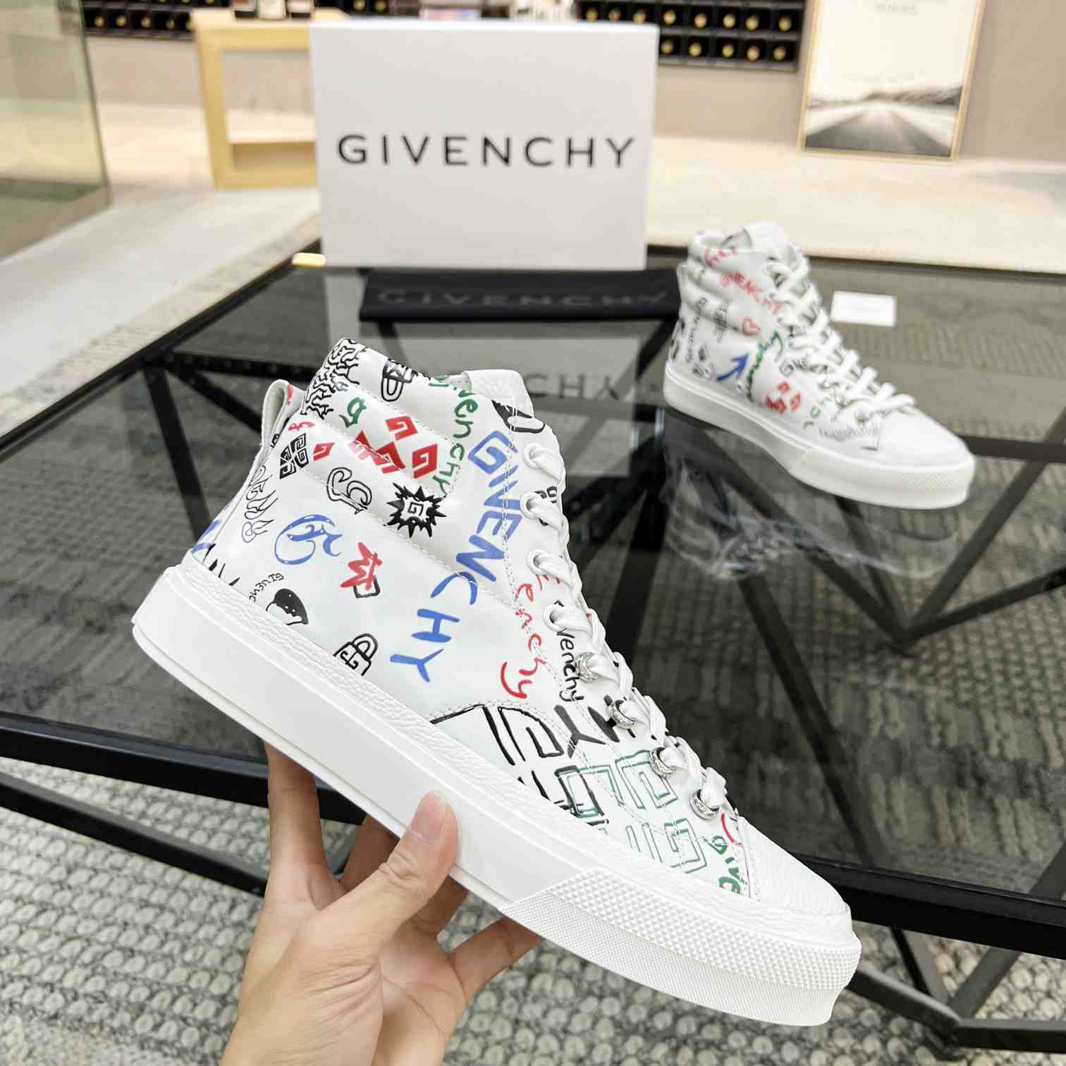 Givenchy City High Top Sneaker - DopestKickz