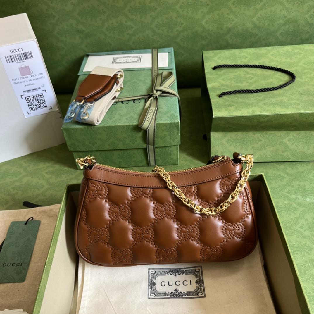 Gucci GG Matelassé Handbag(25-15-8cm) - DopestKickz