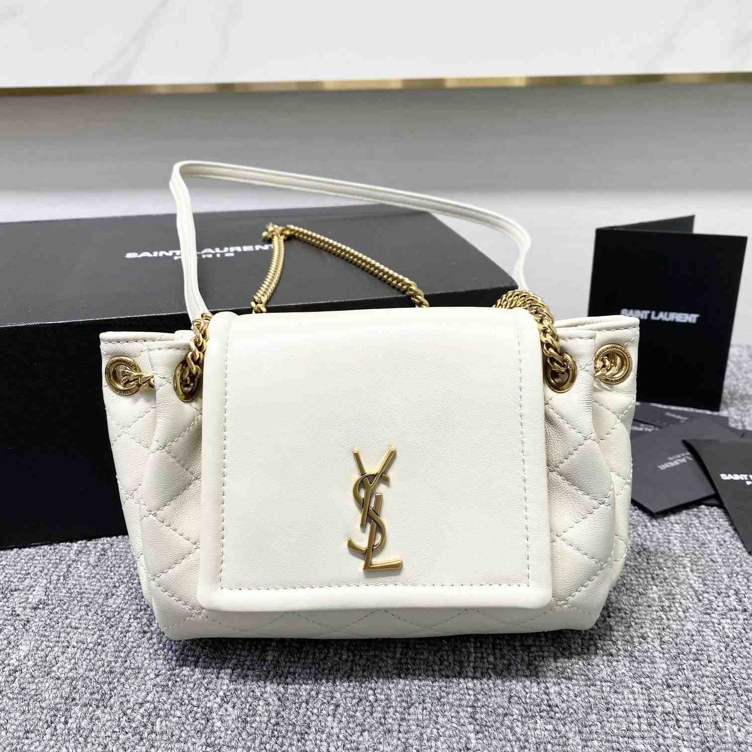 Saint Laurent Mini Nolita In Lambskin - DopestKickz