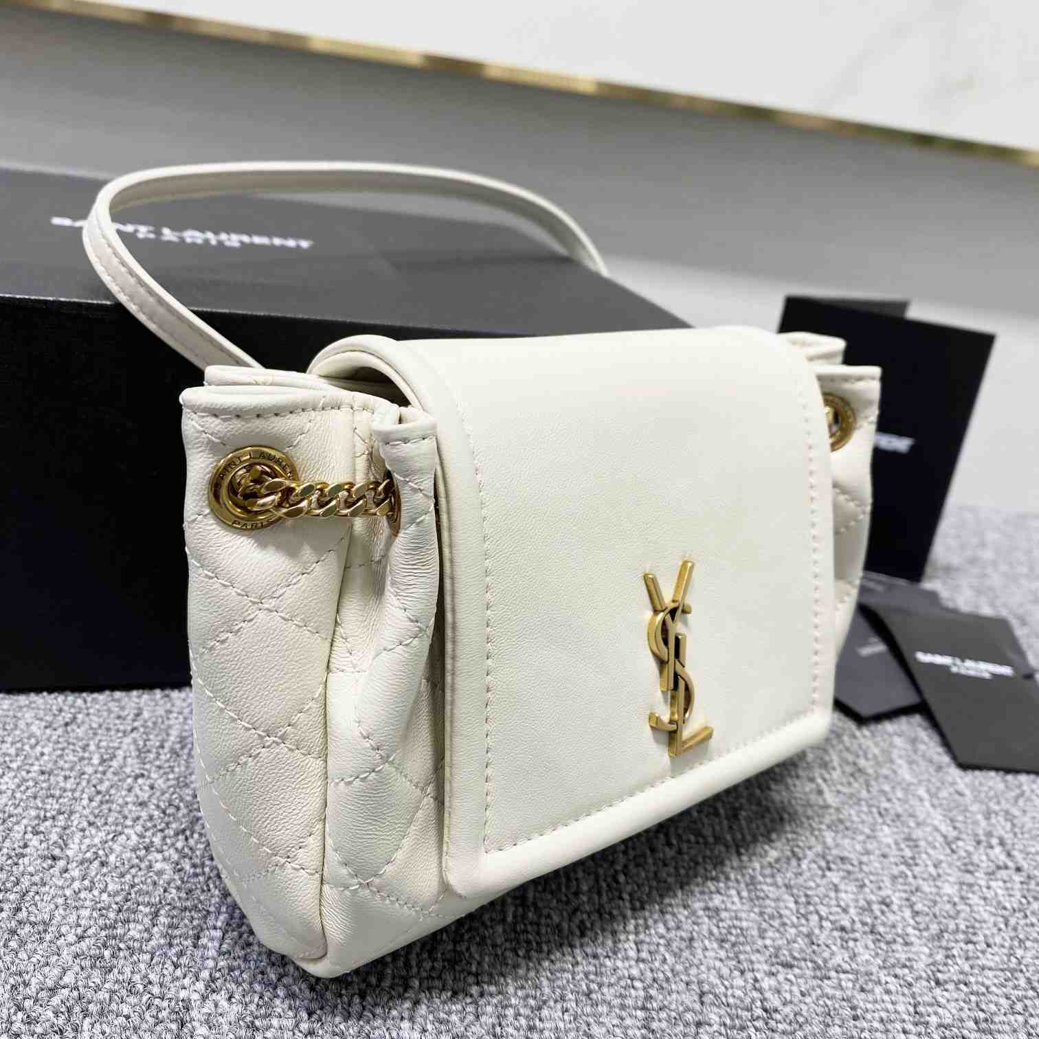 Saint Laurent Mini Nolita In Lambskin - DopestKickz