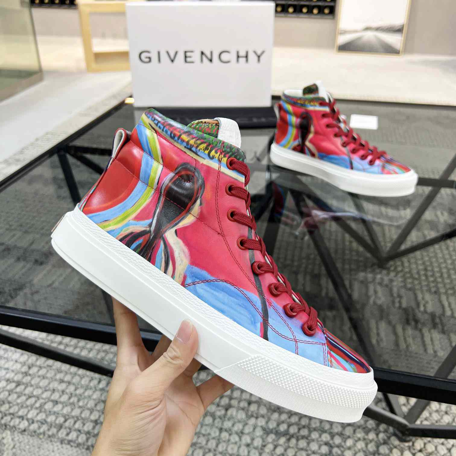Givenchy City High Top Sneaker - DopestKickz
