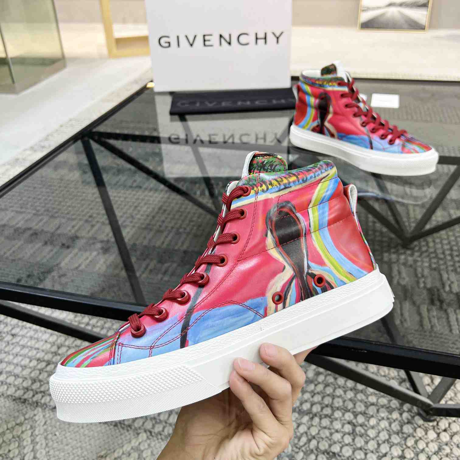 Givenchy City High Top Sneaker - DopestKickz