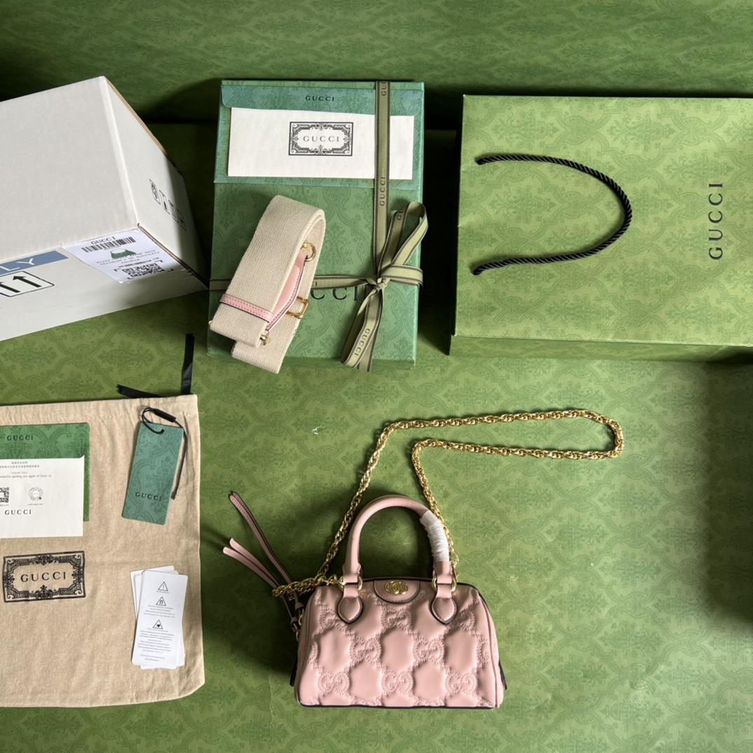 Gucci GG Matelassé Mini Bag(19*13*11cm) - DopestKickz