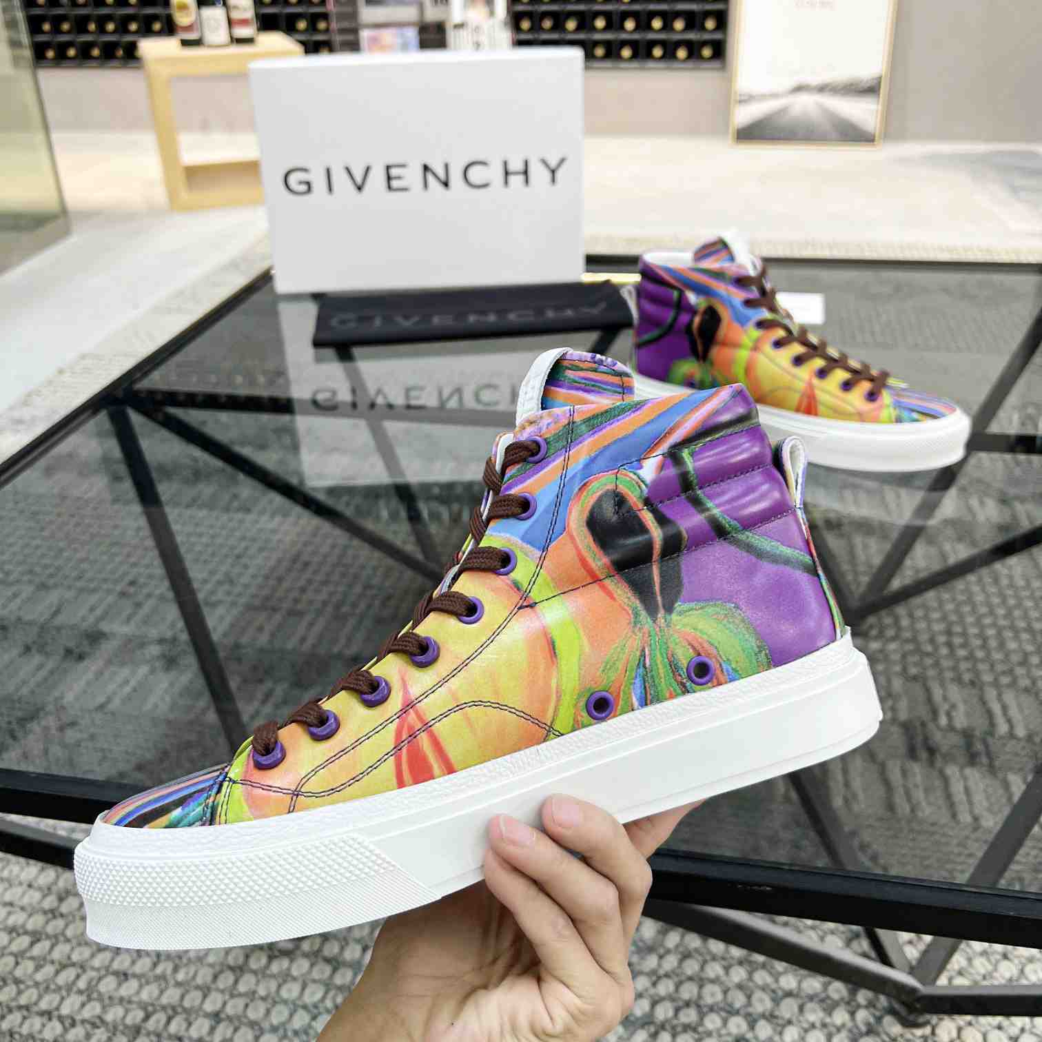 Givenchy City High Top Sneaker - DopestKickz