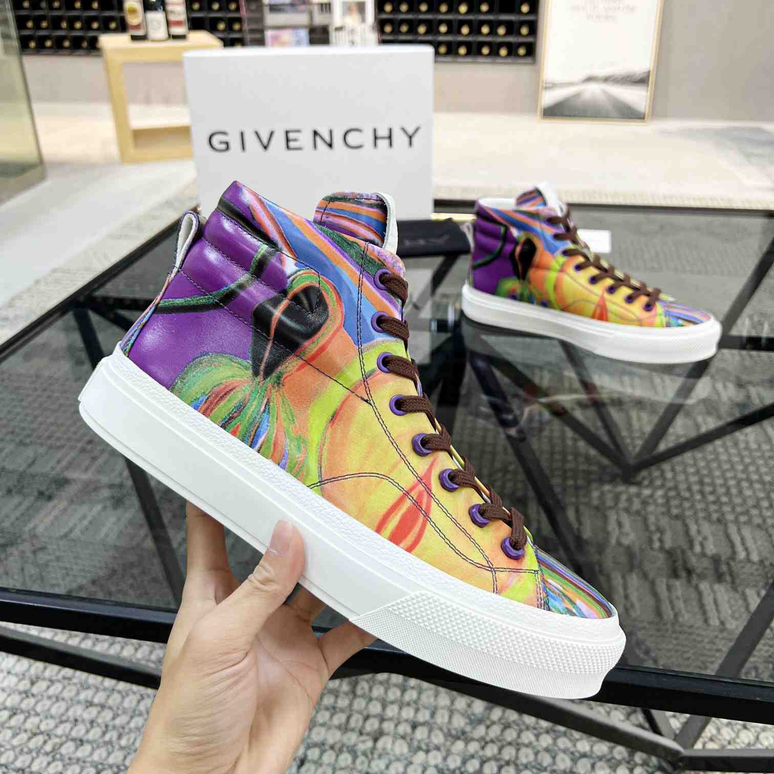 Givenchy City High Top Sneaker - DopestKickz