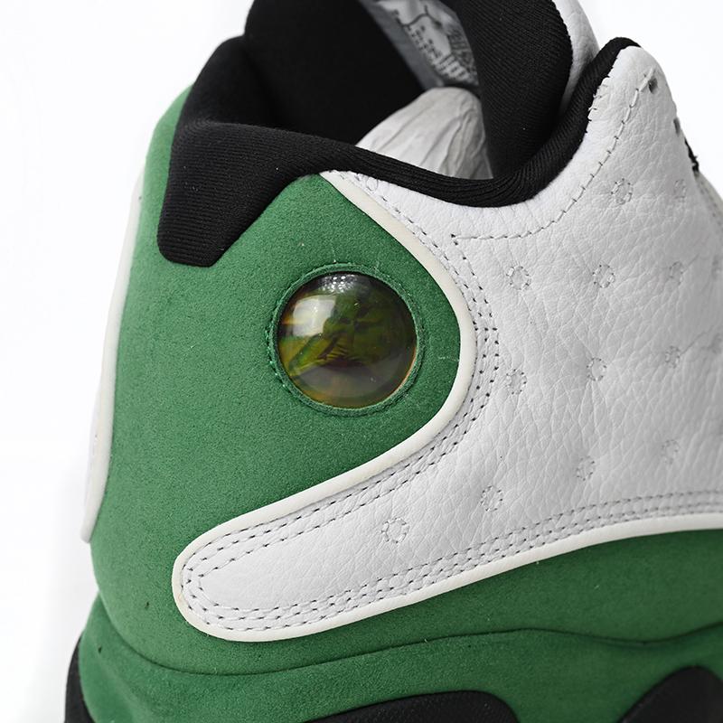 Air Jordan 13 Retro White Green Sneakers      DB6536-113 - DopestKickz