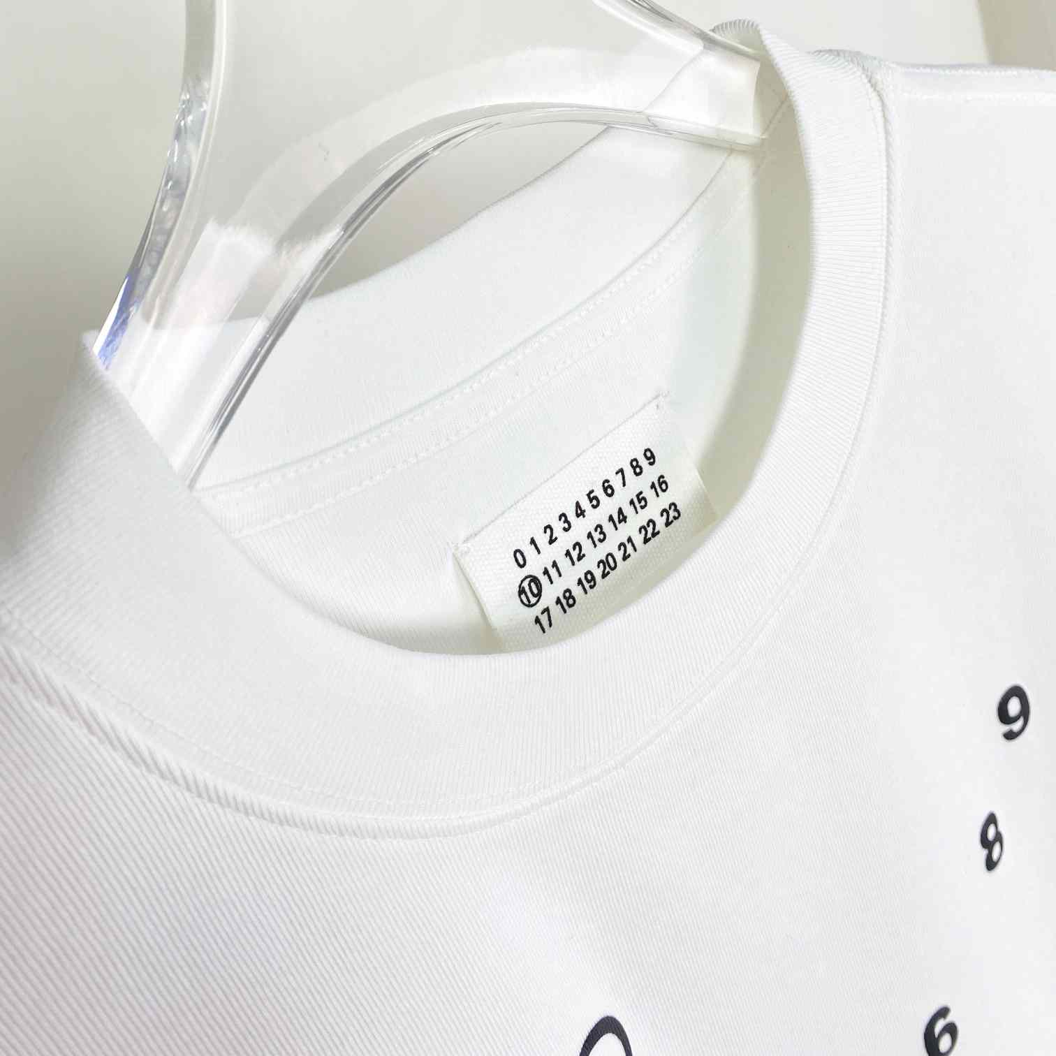 Maison Margiela Numbers Logo T-Shirt - DopestKickz