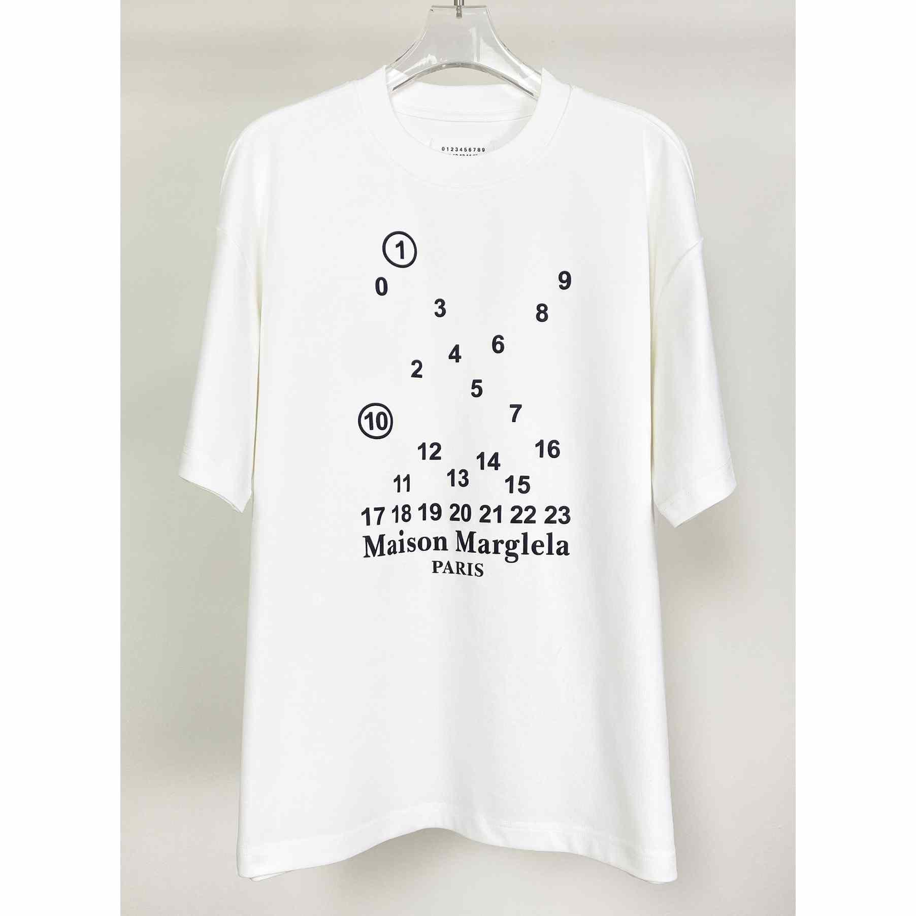 Maison Margiela Numbers Logo T-Shirt - DopestKickz