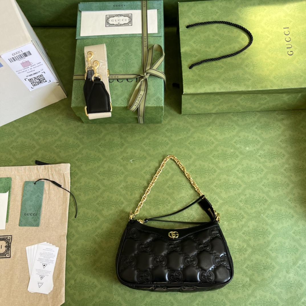 Gucci GG Matelassé Handbag(25-15-8cm) - DopestKickz