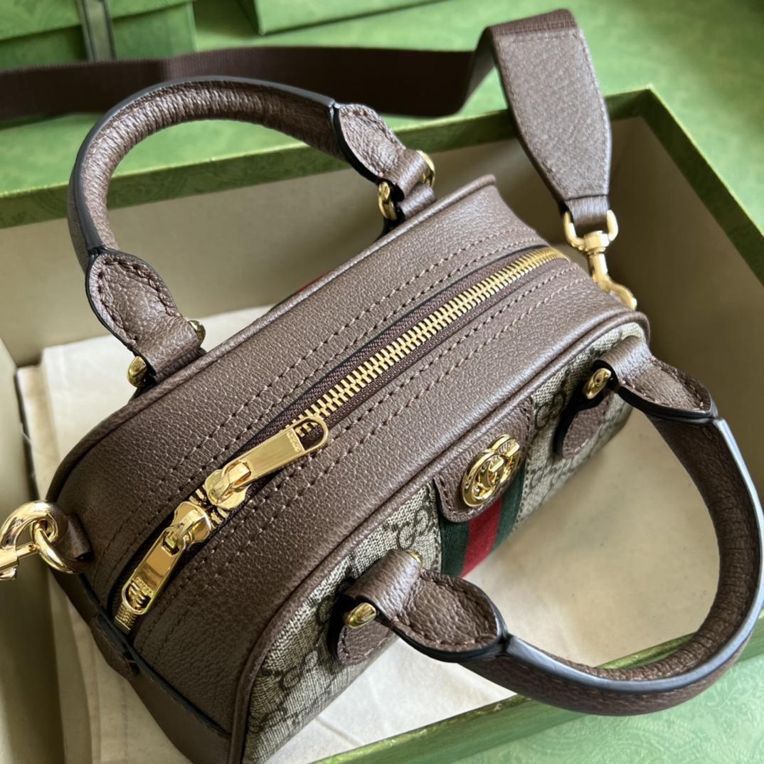 Gucci Ophidia GG Mini Top Handle Bag(21-12-10cm) - DopestKickz