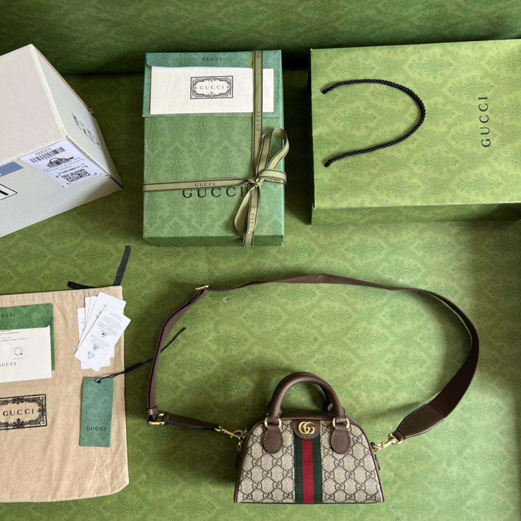 Gucci Ophidia GG Mini Top Handle Bag(21-12-10cm) - DopestKickz