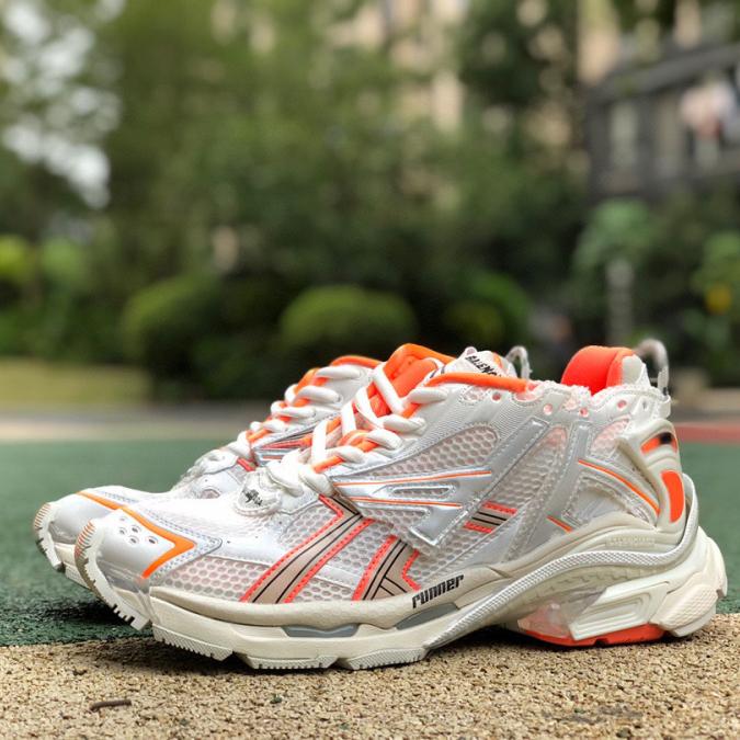 Balenciaga Runner Sneaker In Fluo Orange - DopestKickz