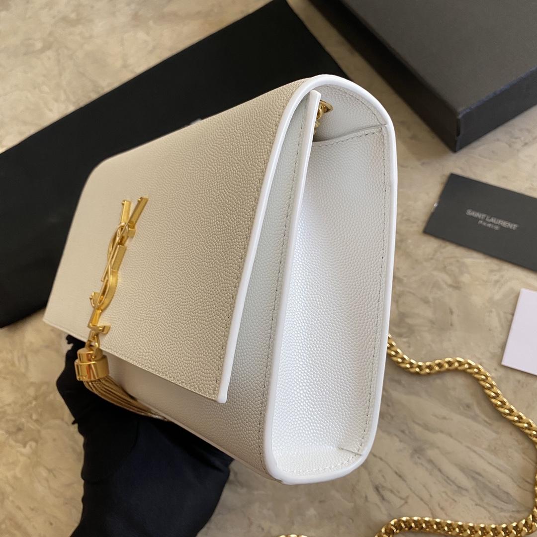 Saint Laurent Kate Chain Wallet With Tassel (24*14.5*5.5cm) - DopestKickz