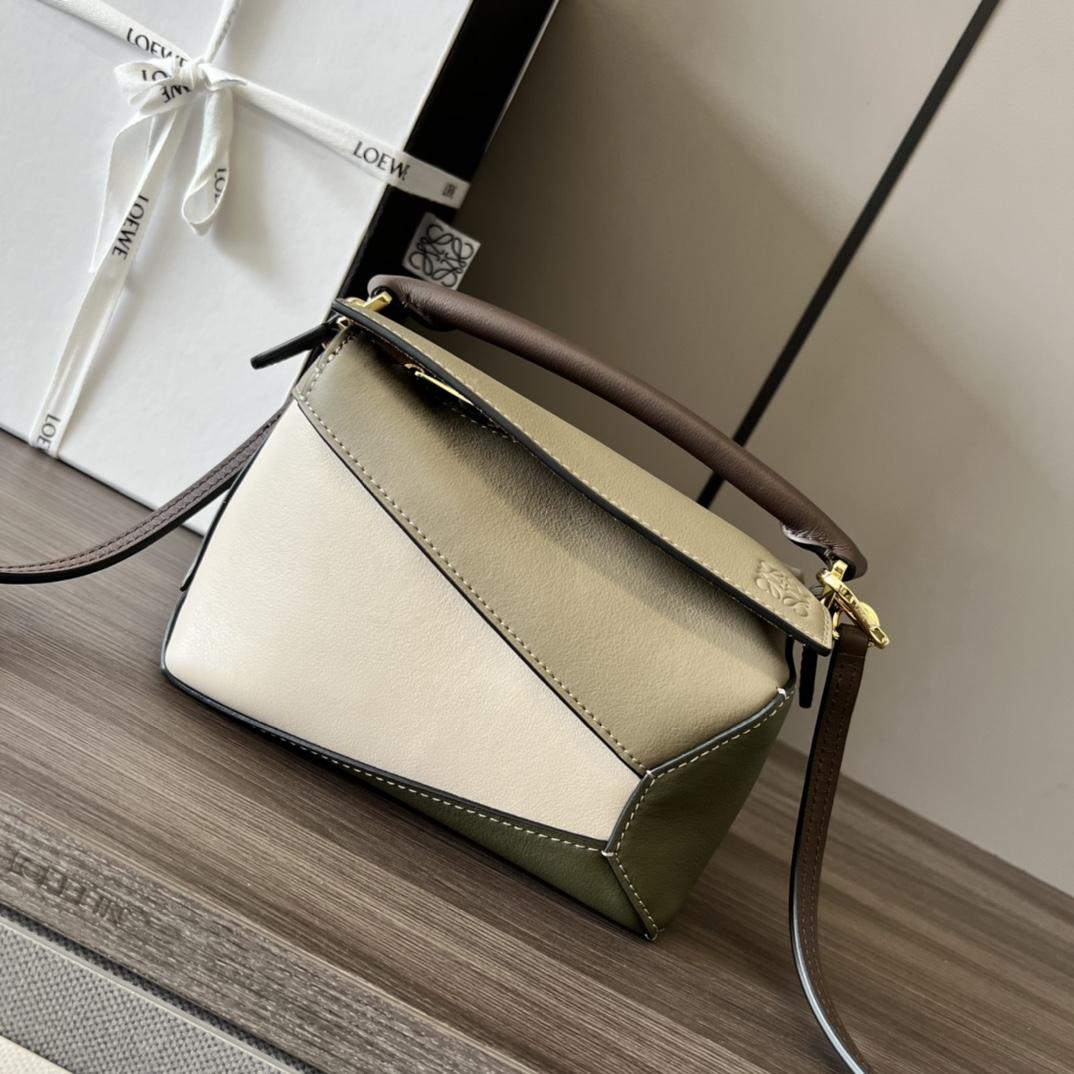Loewe Mini Puzzle Edge In Nappa Calfskin - DopestKickz