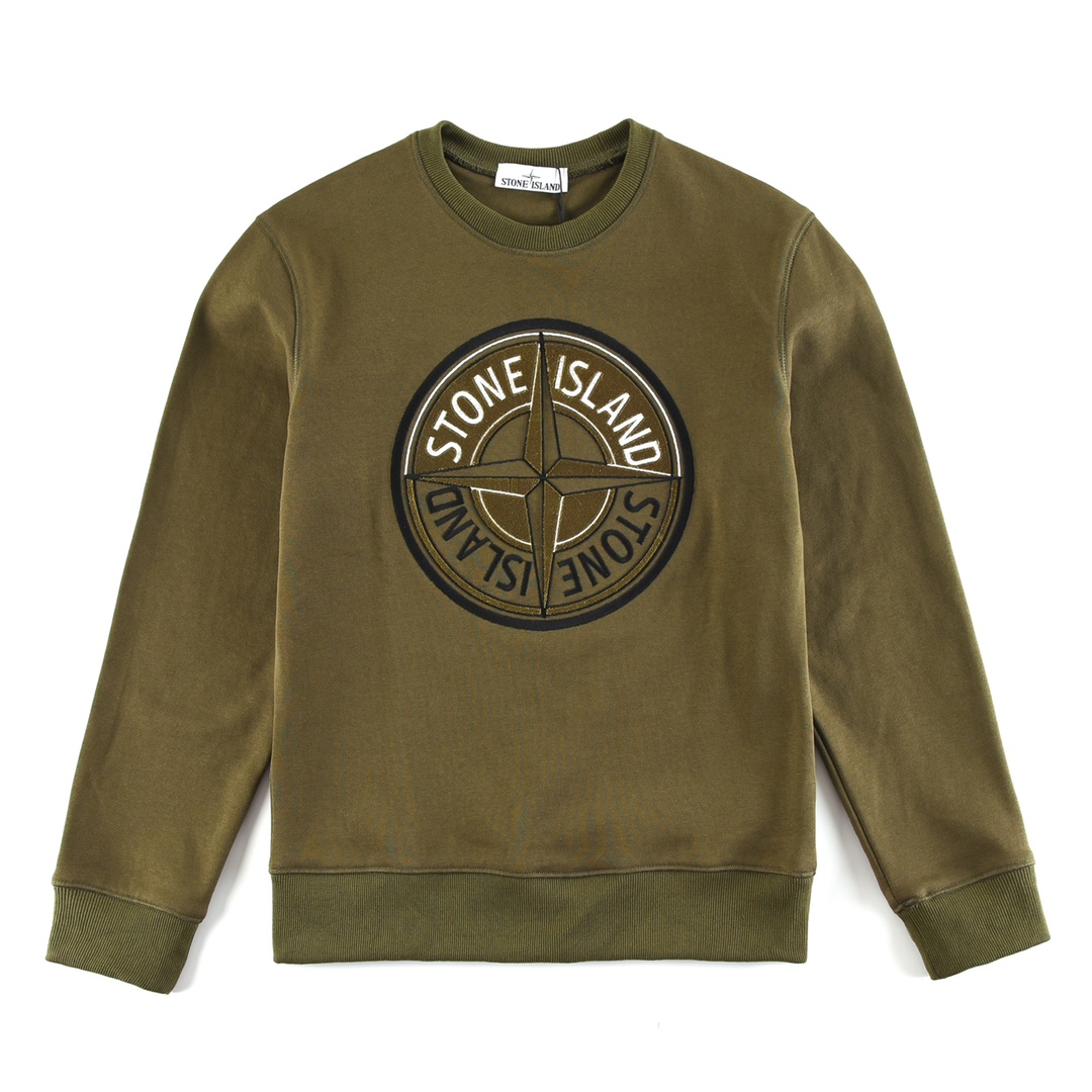 Stone Island Crew Neck Sweatshirt - DopestKickz