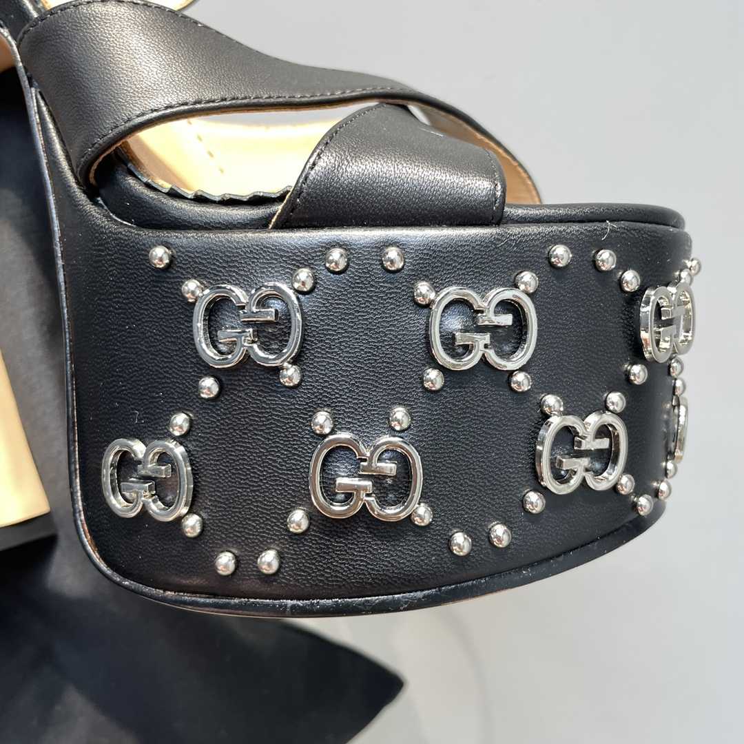 Gucci Women's Interlocking G Studs Sandal - DopestKickz