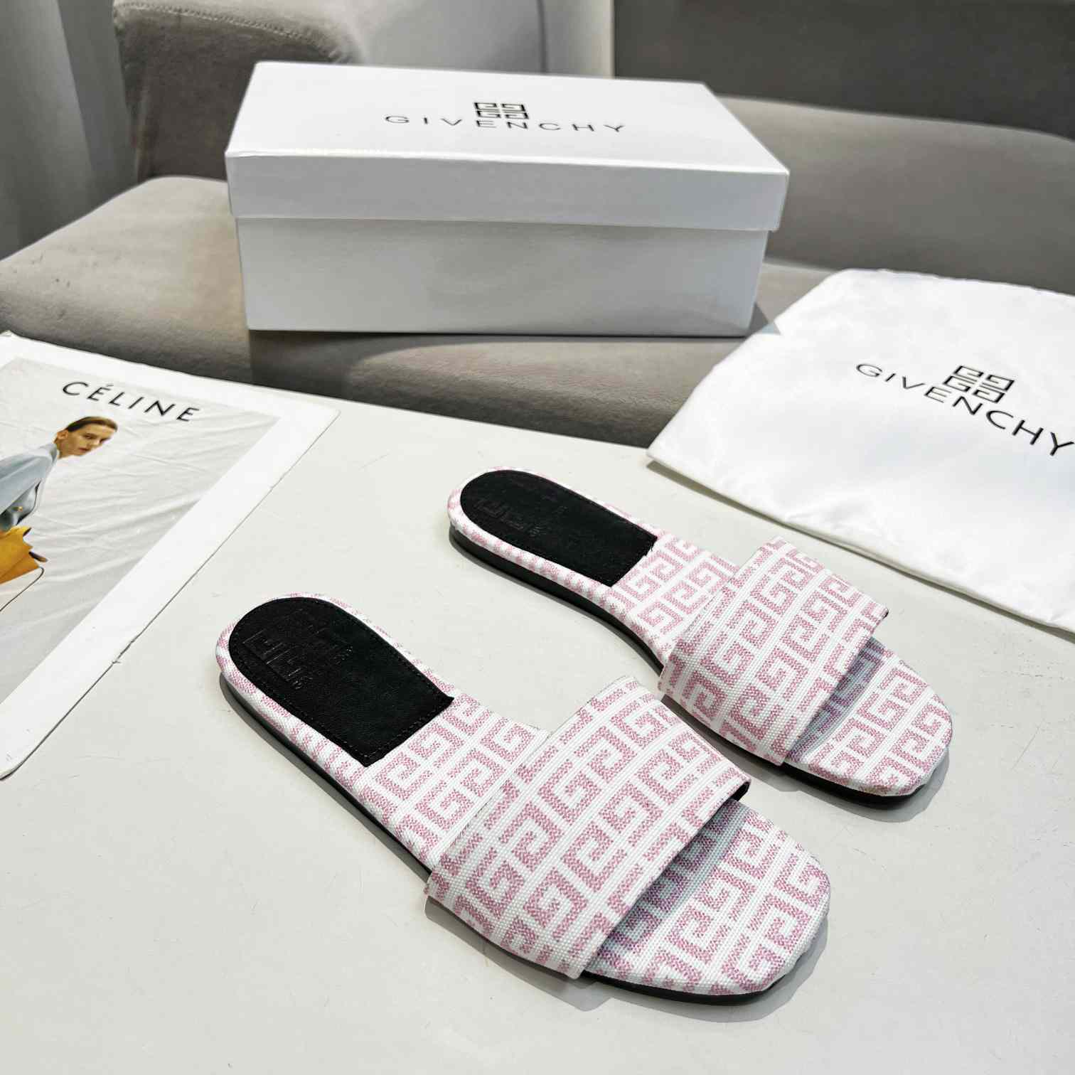 Givenchy 4G Flat Mule Sandals - DopestKickz